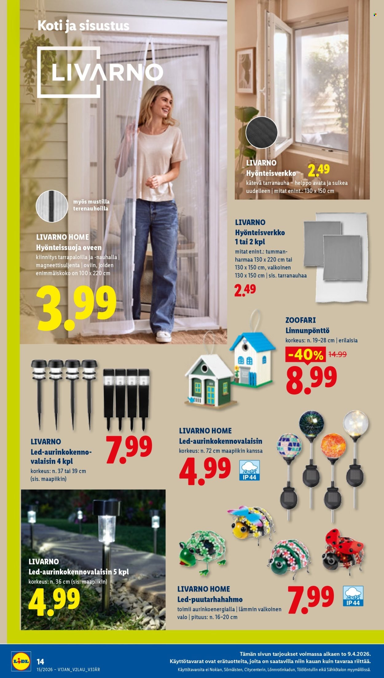 LIDL tarjoukset - Alkaen TO 9.4.2026