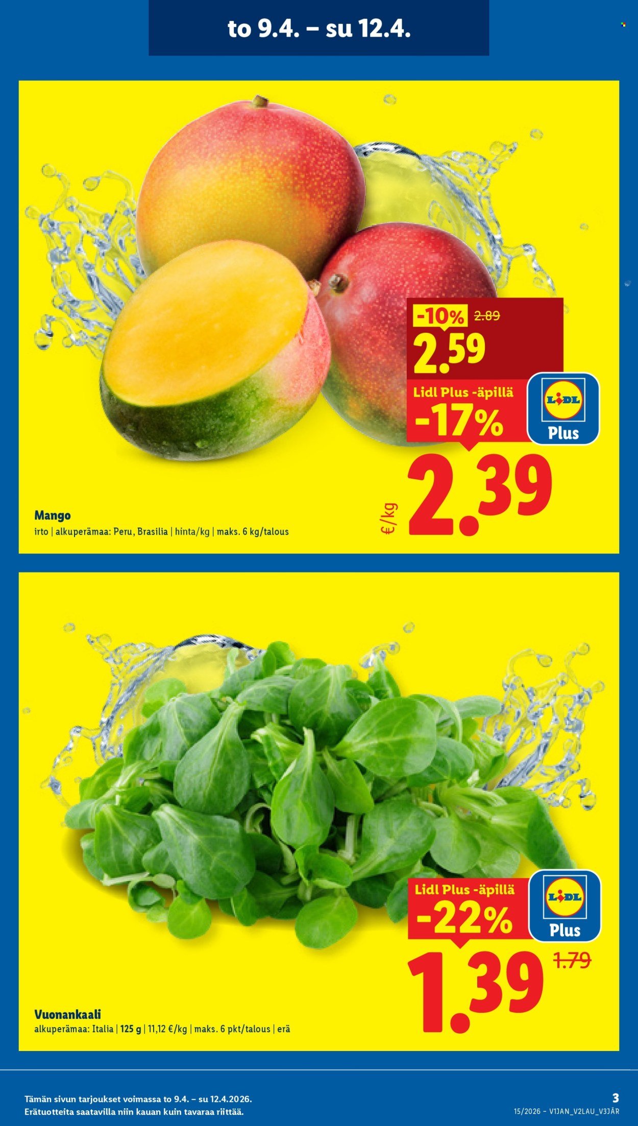 LIDL tarjoukset - Alkaen TO 9.4.2026