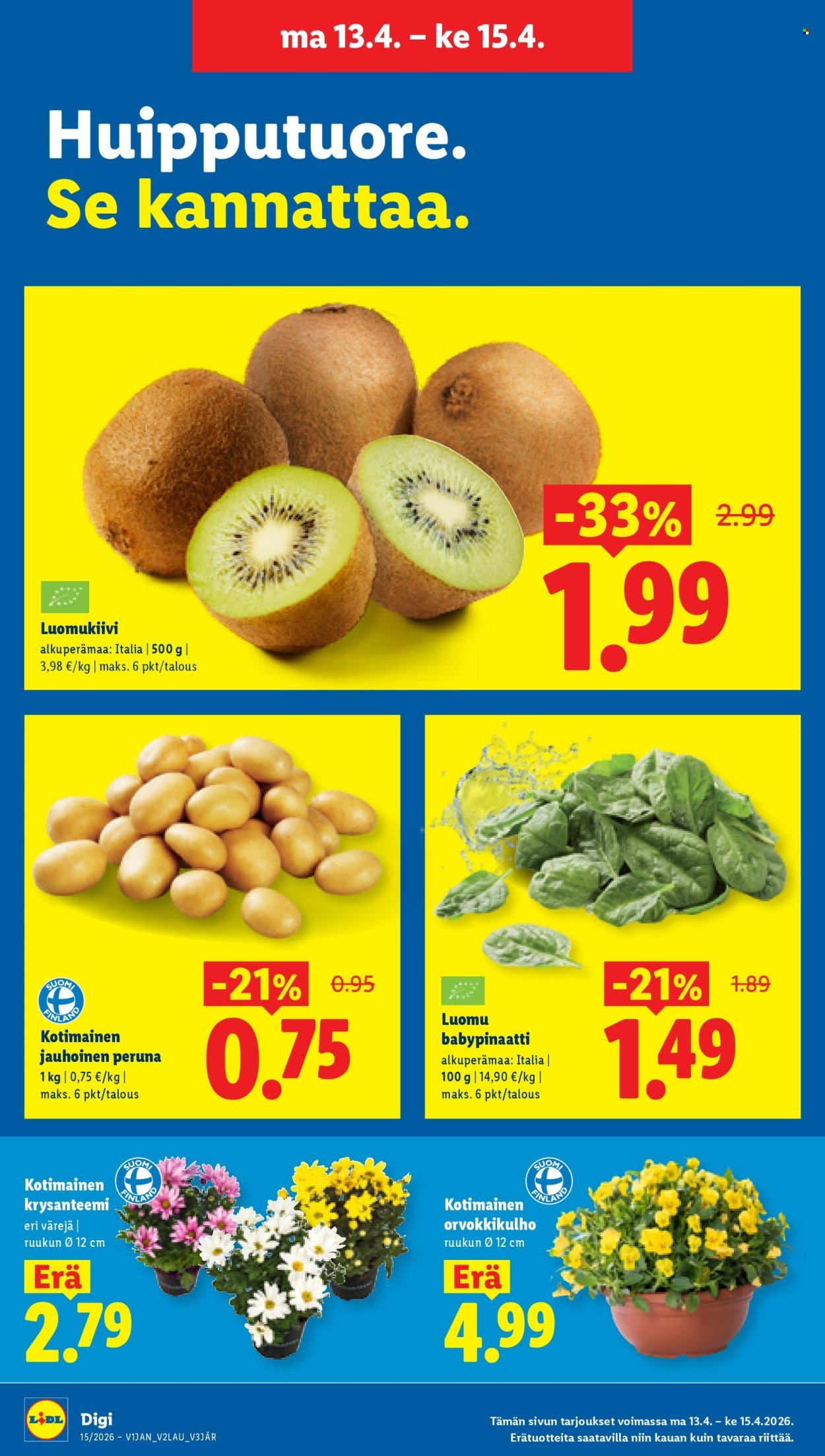 LIDL tarjoukset - Alkaen TO 9.4.2026