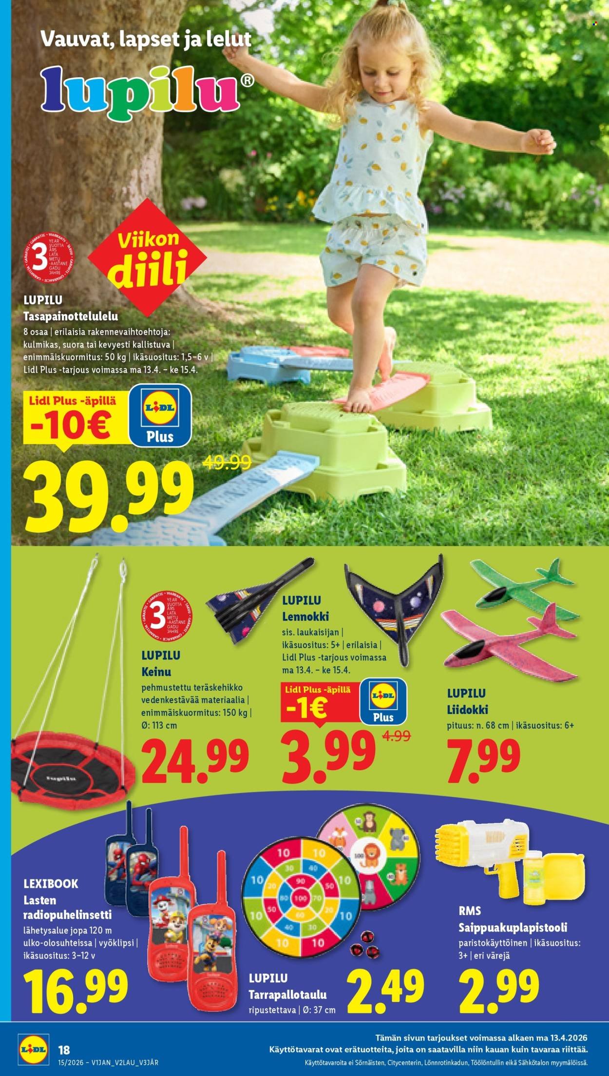 LIDL tarjoukset - Alkaen TO 9.4.2026