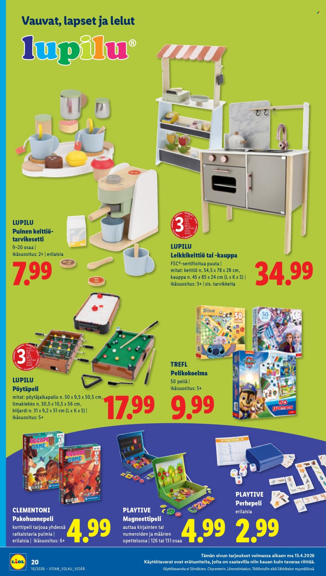 LIDL tarjoukset - Alkaen TO 9.4.2026