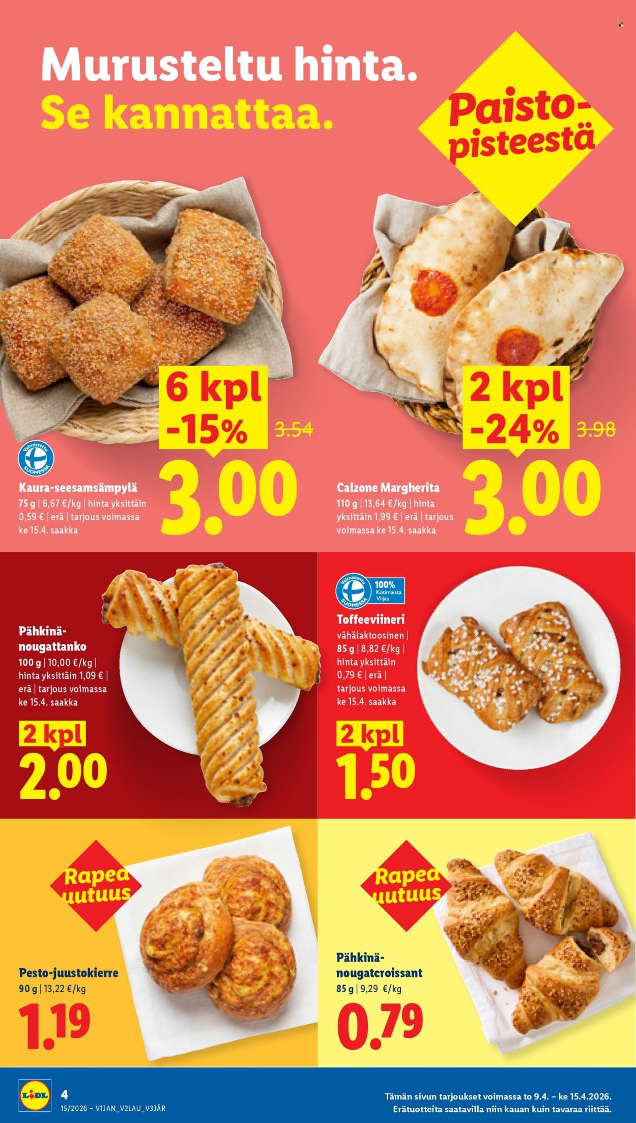 LIDL tarjoukset - Alkaen TO 9.4.2026