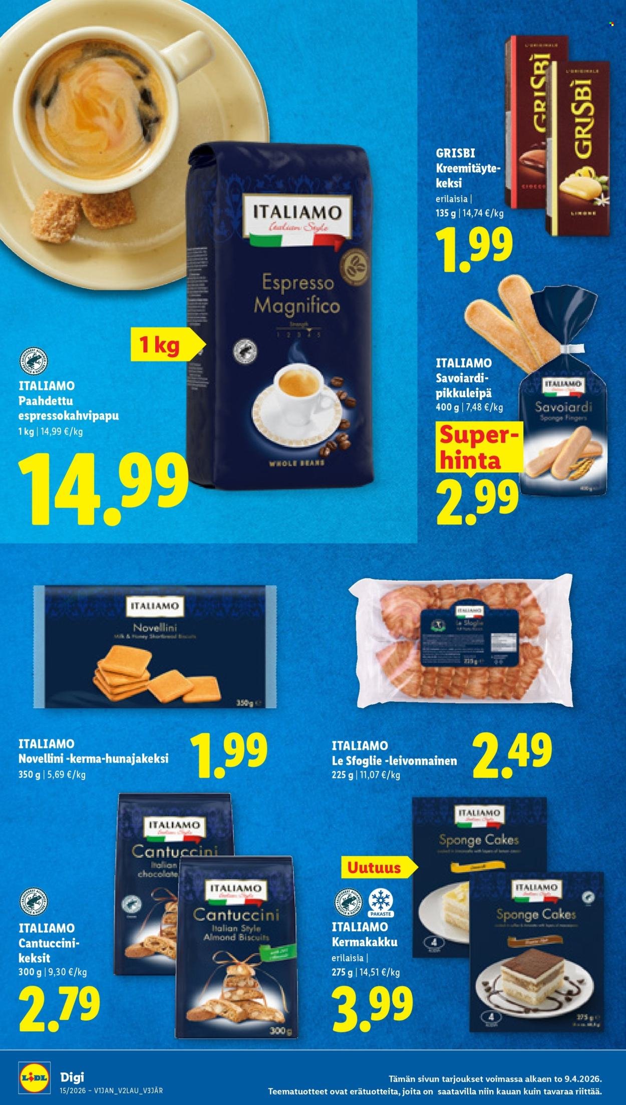 LIDL tarjoukset - Alkaen TO 9.4.2026