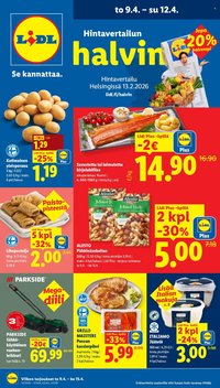 LIDL tarjoukset - Alkaen TO 9.4.2026