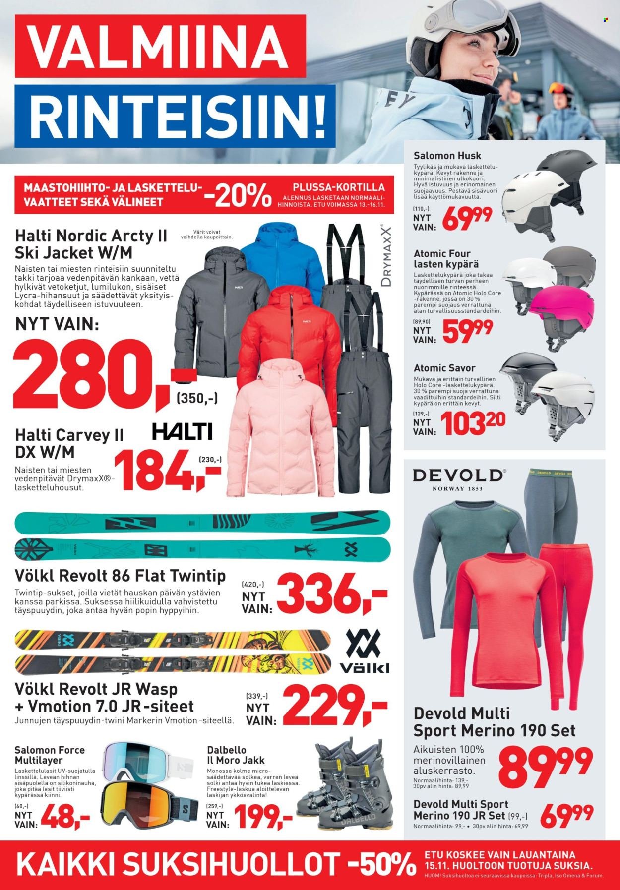 INTERSPORT tarjoukset - Valmiina talveen! (2025-11-13 - 2025-11-16)