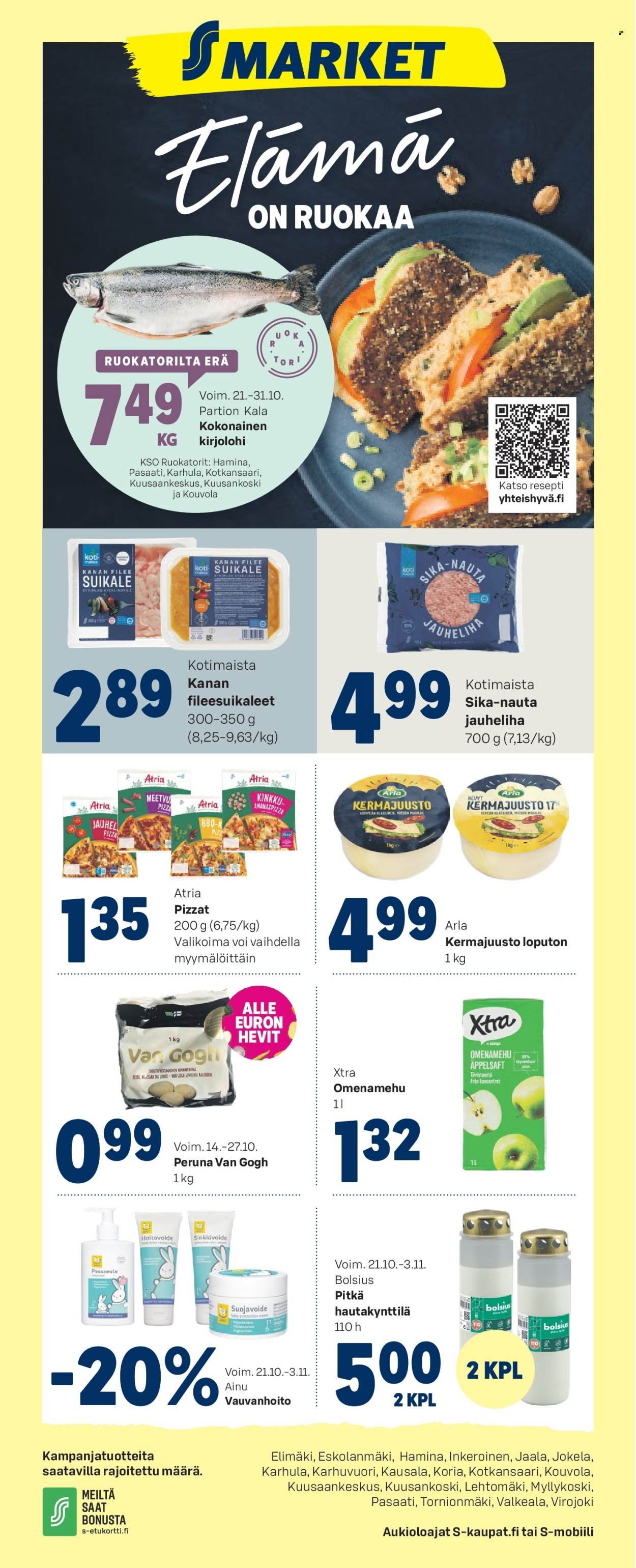 S-MARKET tarjoukset - Alkaen KE 21.10.2026