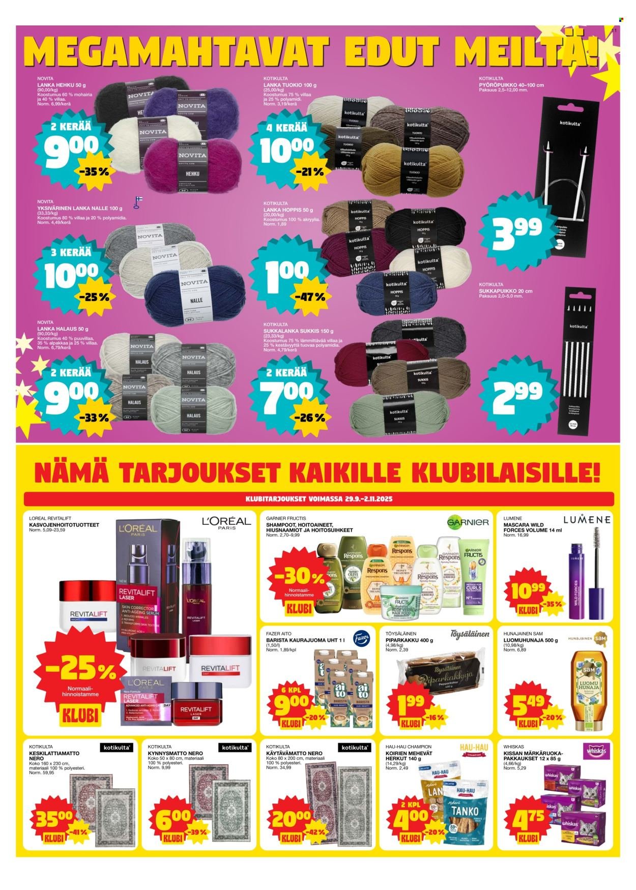 TOKMANNI tarjoukset - Tarjoussanomat (2025-09-29 - 2025-10-05)
