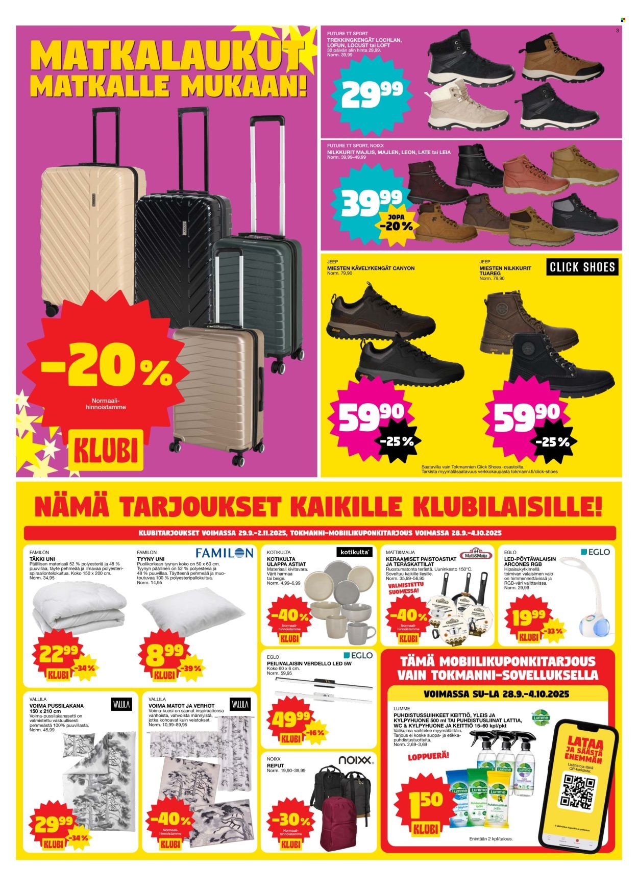 TOKMANNI tarjoukset - Tarjoussanomat (2025-09-29 - 2025-10-05)