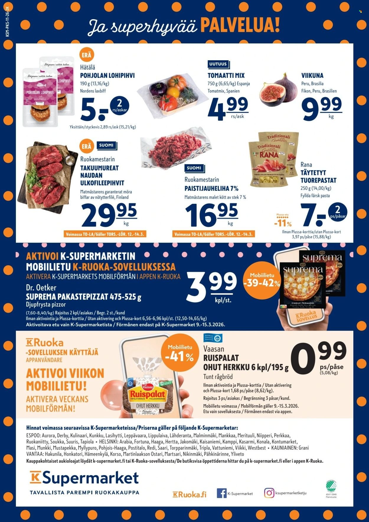 K-SUPERMARKET tarjoukset - Tavallista parempaa ja edullisesti