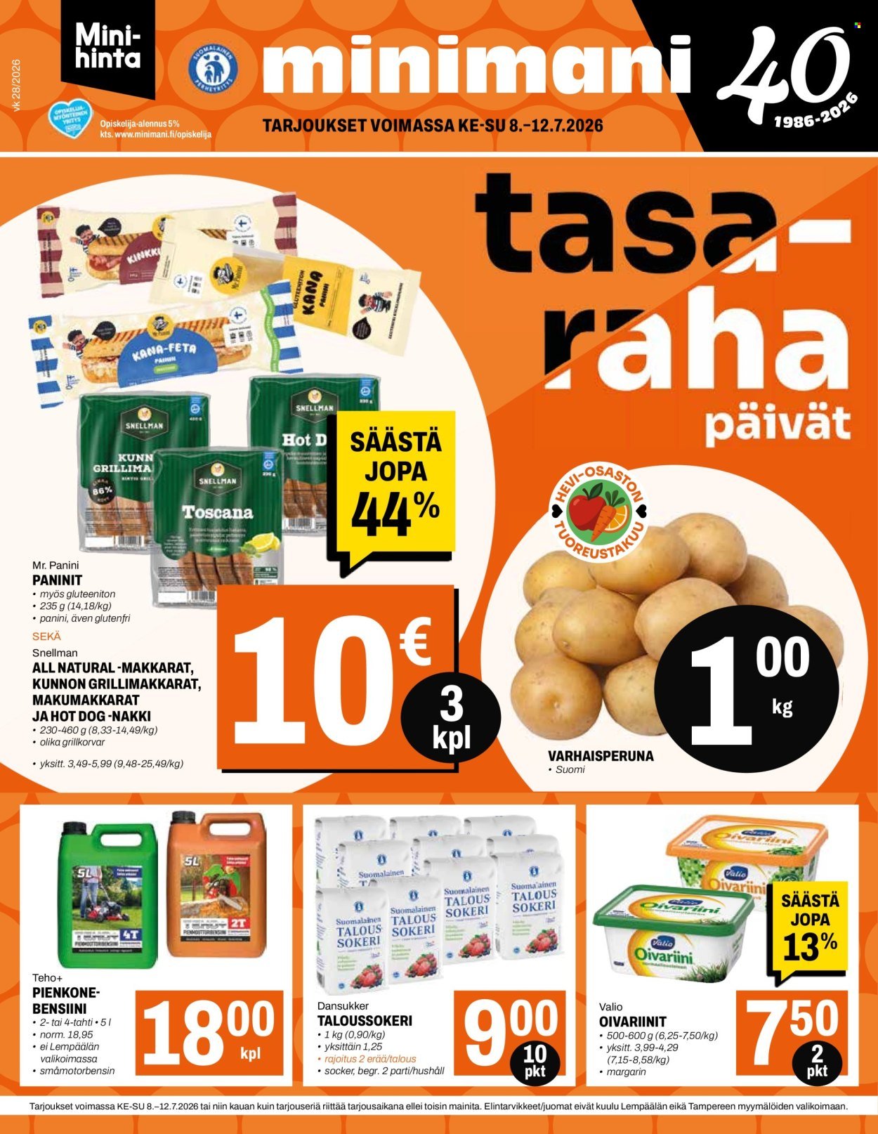 MINIMANI tarjoukset - Alkaen KE 8.7.2026