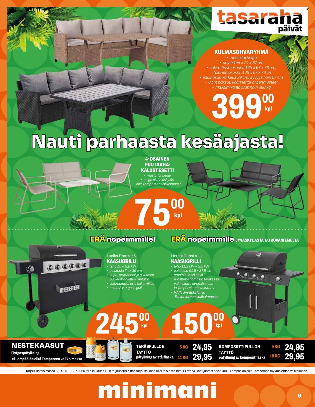 MINIMANI tarjoukset - Alkaen KE 8.7.2026