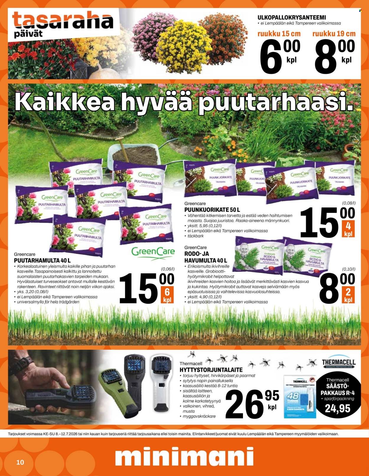 MINIMANI tarjoukset - Alkaen KE 8.7.2026