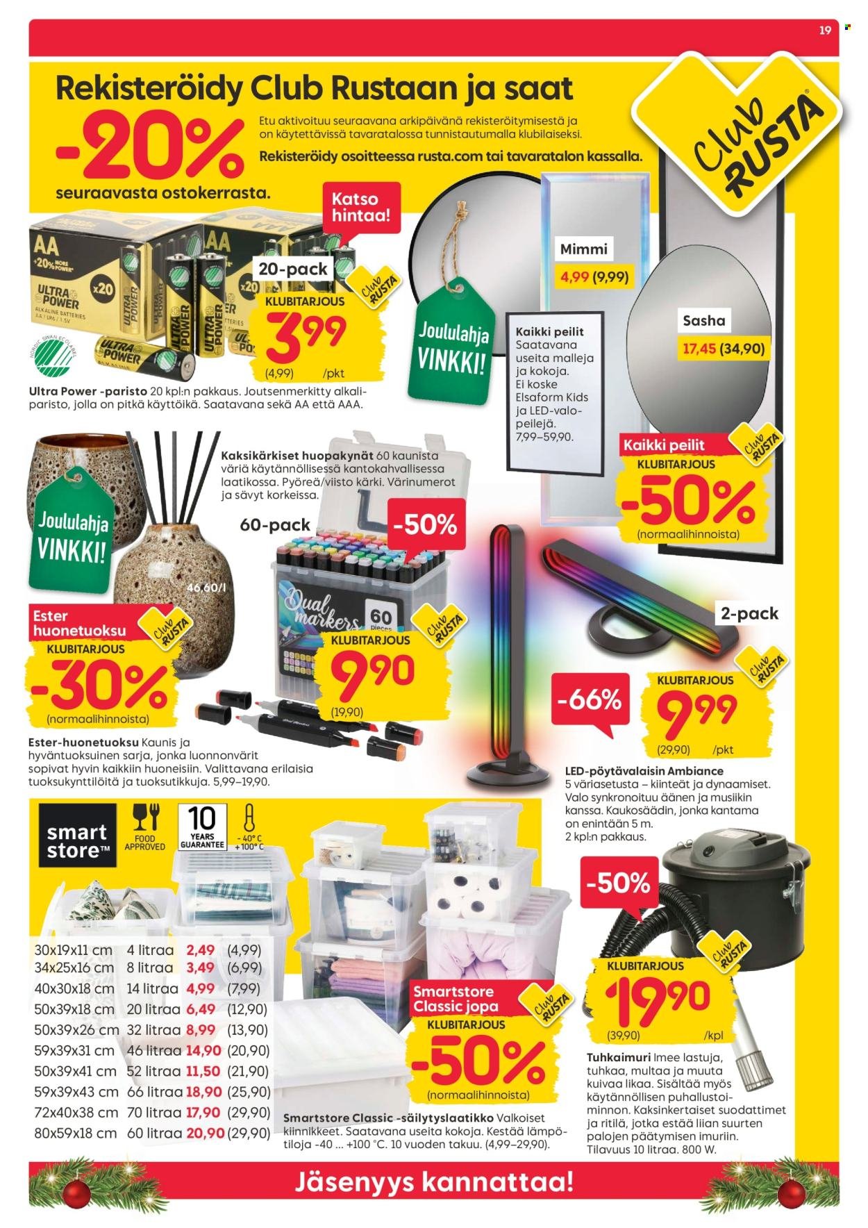 RUSTA tarjoukset - Alkaen MA 24.11.2025