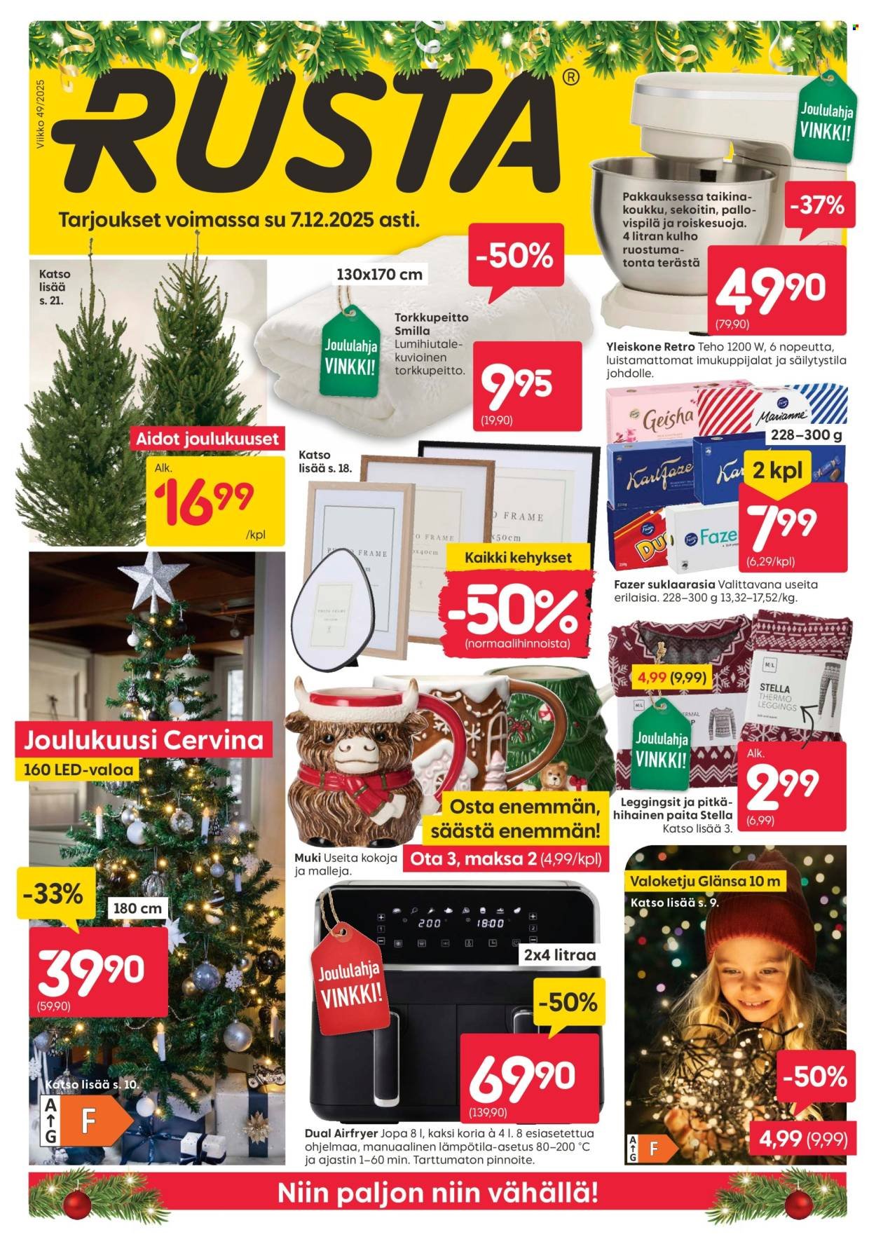 RUSTA tarjoukset - Alkaen MA 1.12.2025