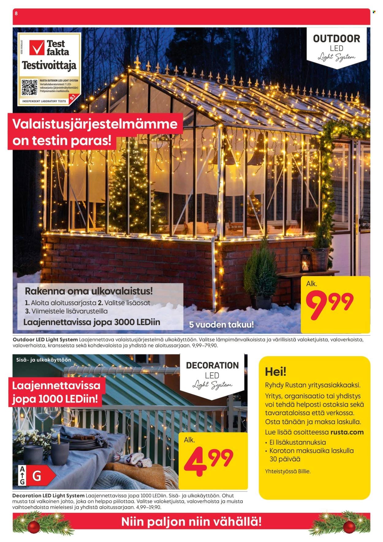 RUSTA tarjoukset - Alkaen MA 1.12.2025