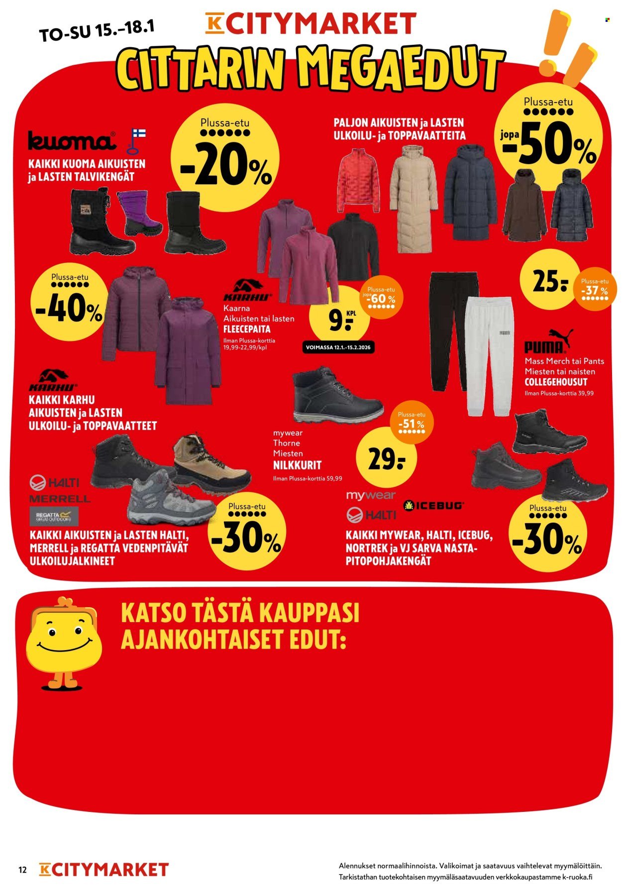 K-CITYMARKET tarjoukset - Alkaen TO 15.1.2026