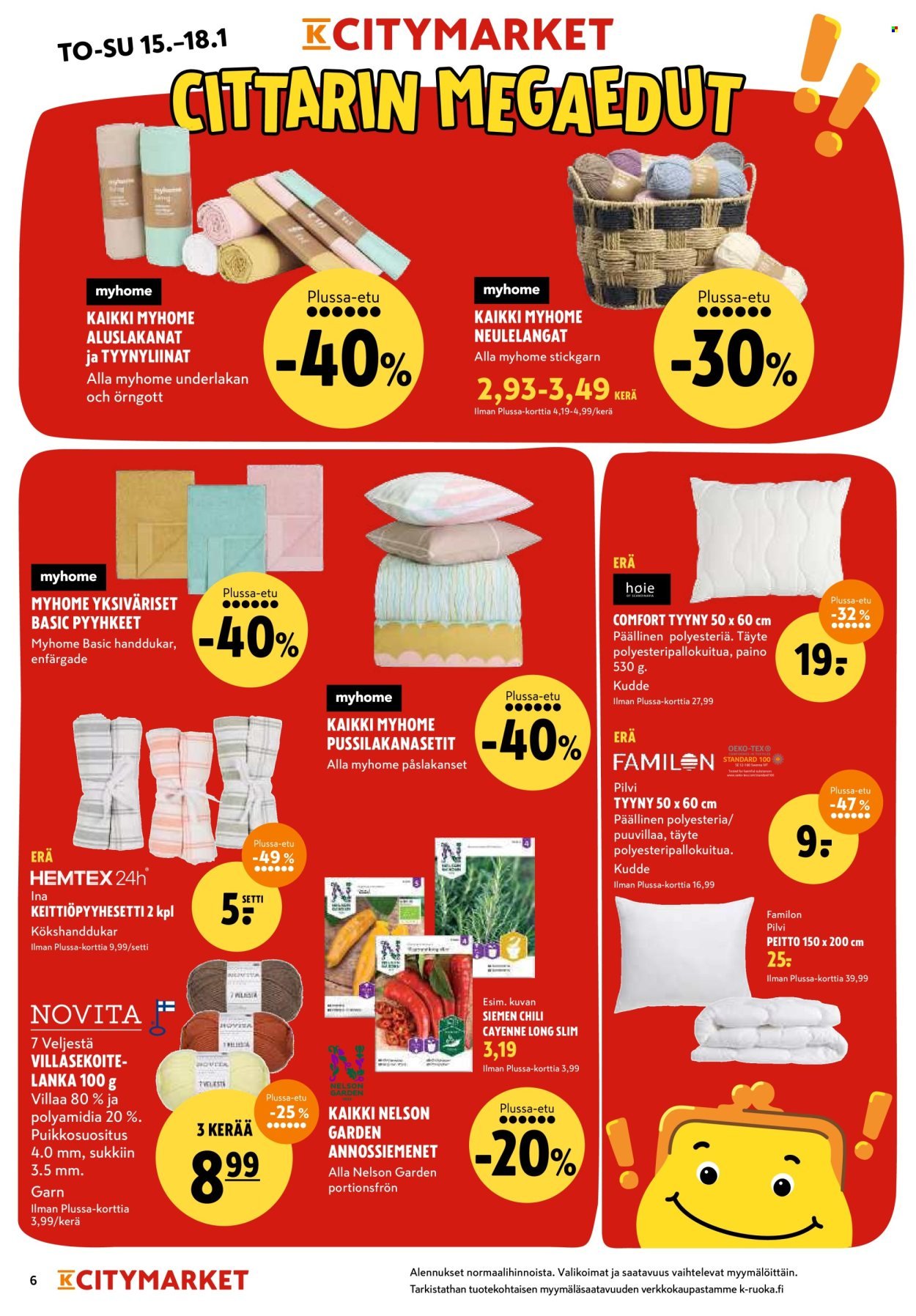 K-CITYMARKET tarjoukset - Alkaen TO 15.1.2026