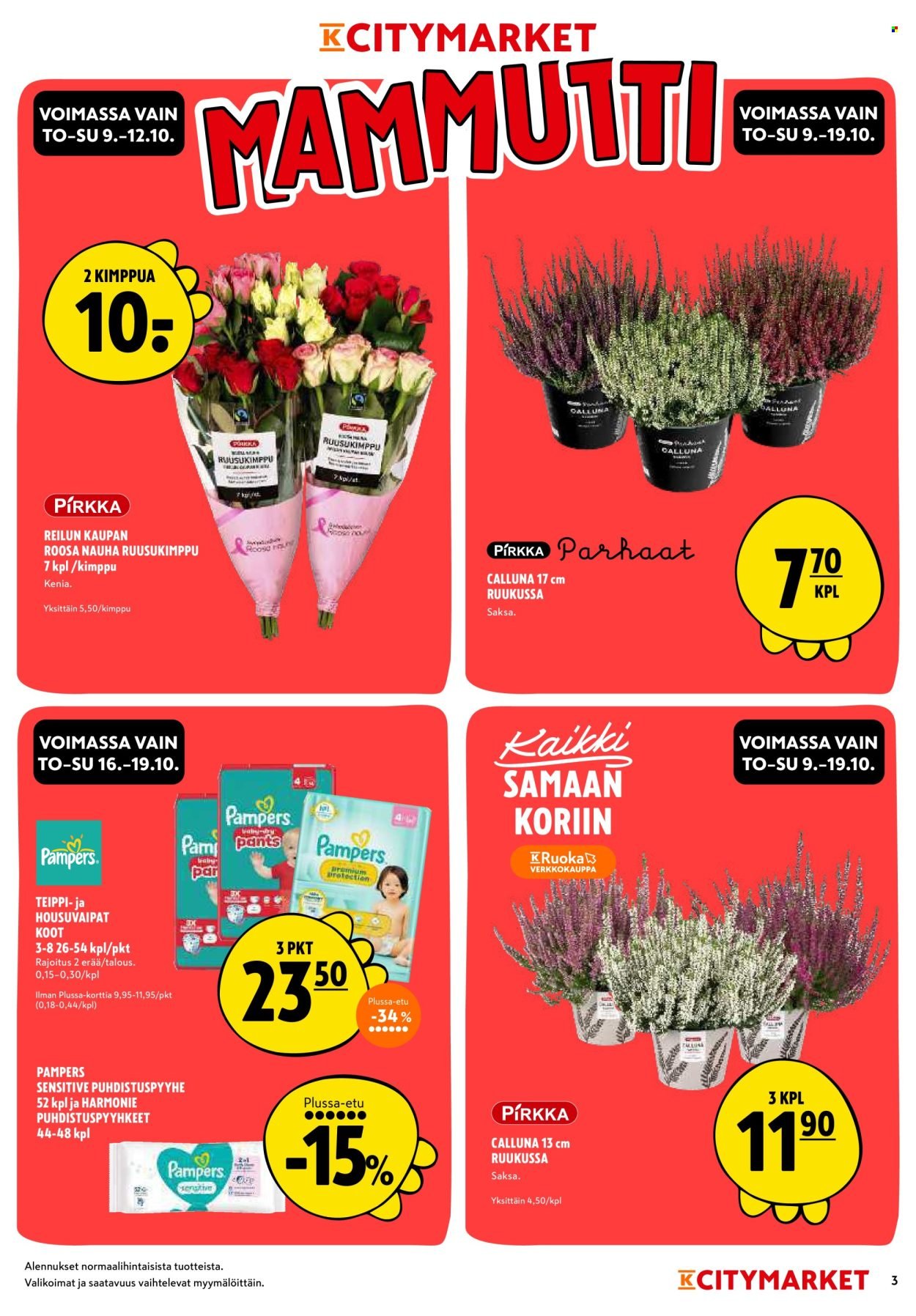 K-CITYMARKET tarjoukset - Alkaen TO 9.10.2025 (2025-10-09 - 2025-10-19)