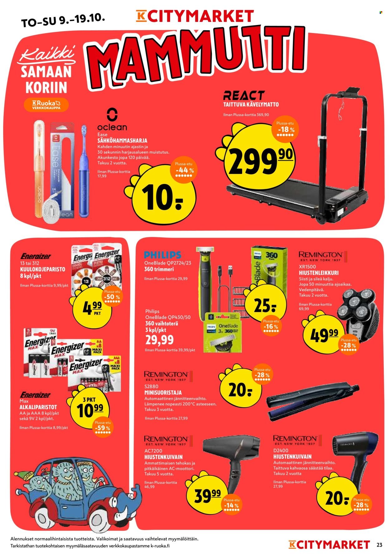 K-CITYMARKET tarjoukset - Alkaen TO 9.10.2025 (2025-10-09 - 2025-10-19)