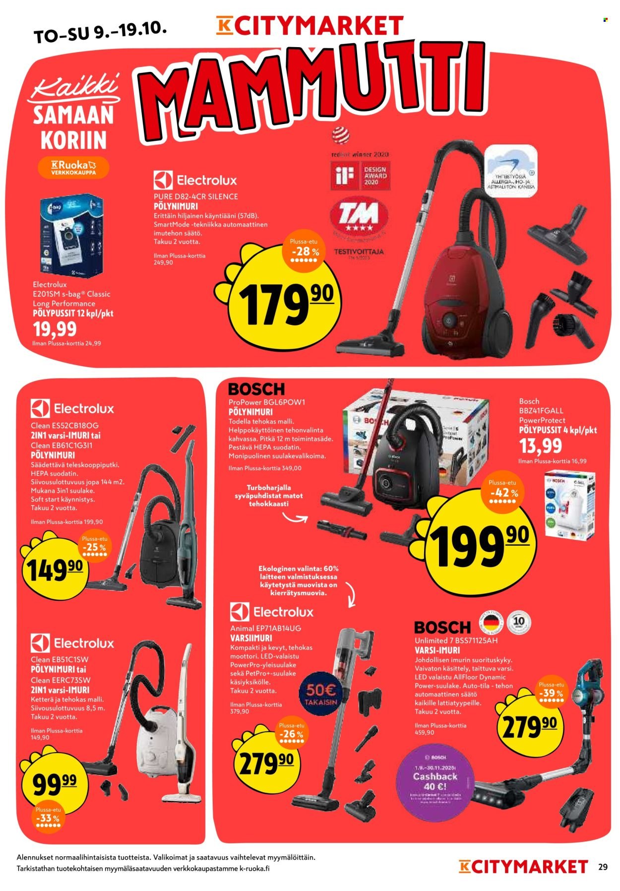 K-CITYMARKET tarjoukset - Alkaen TO 9.10.2025 (2025-10-09 - 2025-10-19)