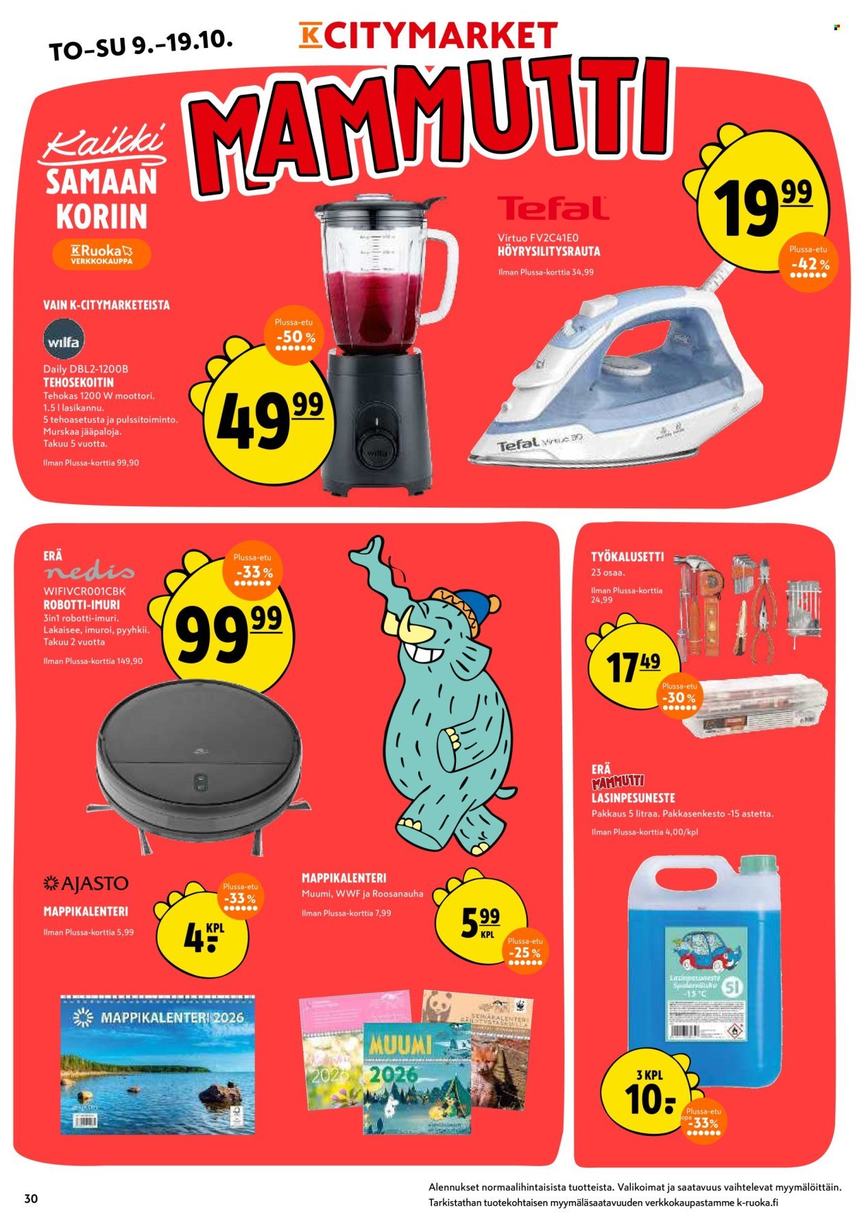K-CITYMARKET tarjoukset - Alkaen TO 9.10.2025 (2025-10-09 - 2025-10-19)
