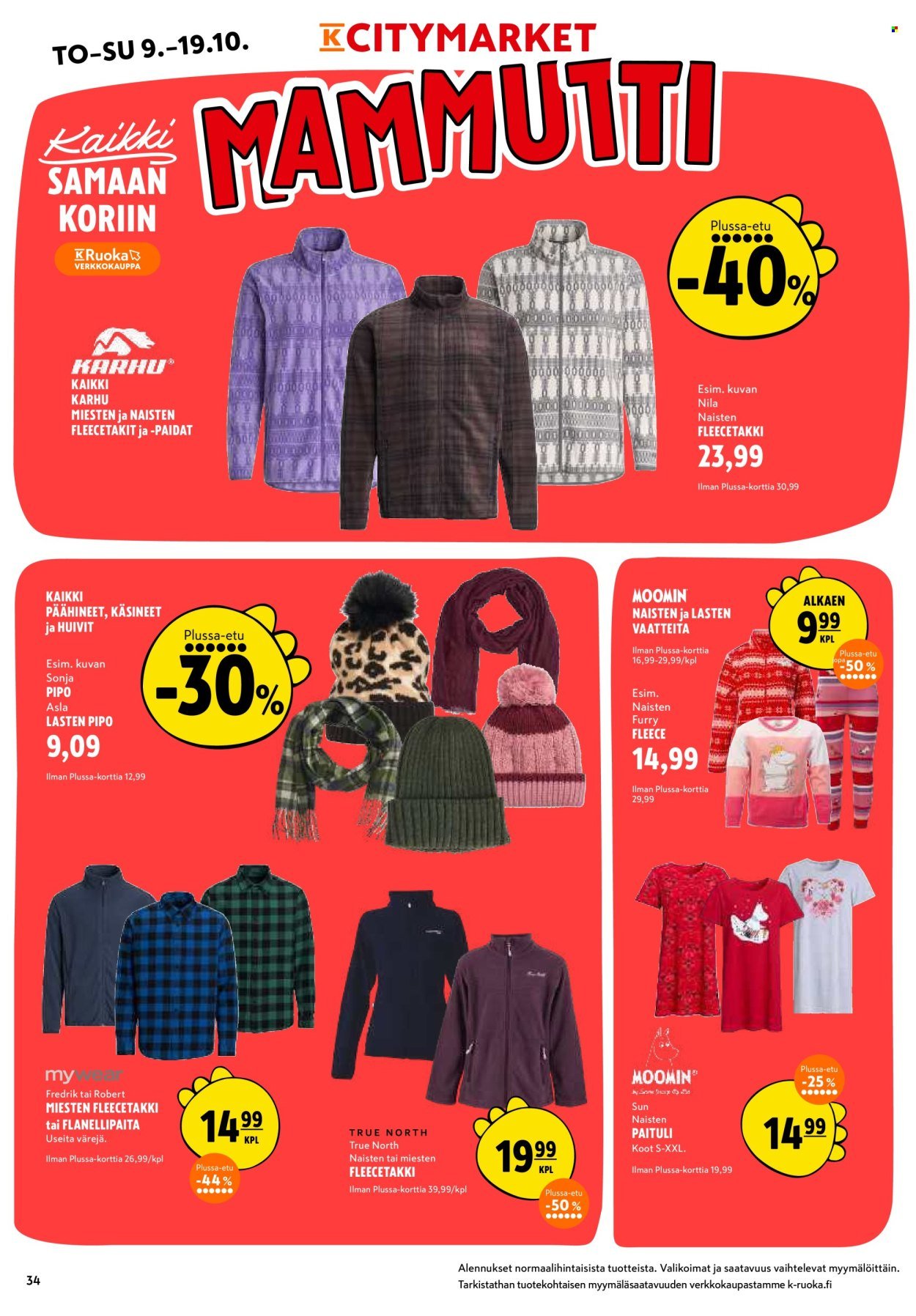 K-CITYMARKET tarjoukset - Alkaen TO 9.10.2025 (2025-10-09 - 2025-10-19)