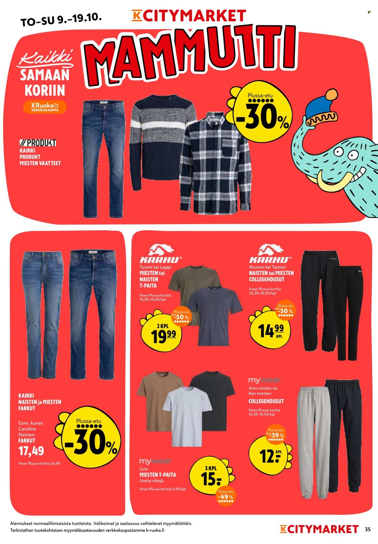 K-CITYMARKET tarjoukset - Alkaen TO 9.10.2025 (2025-10-09 - 2025-10-19)