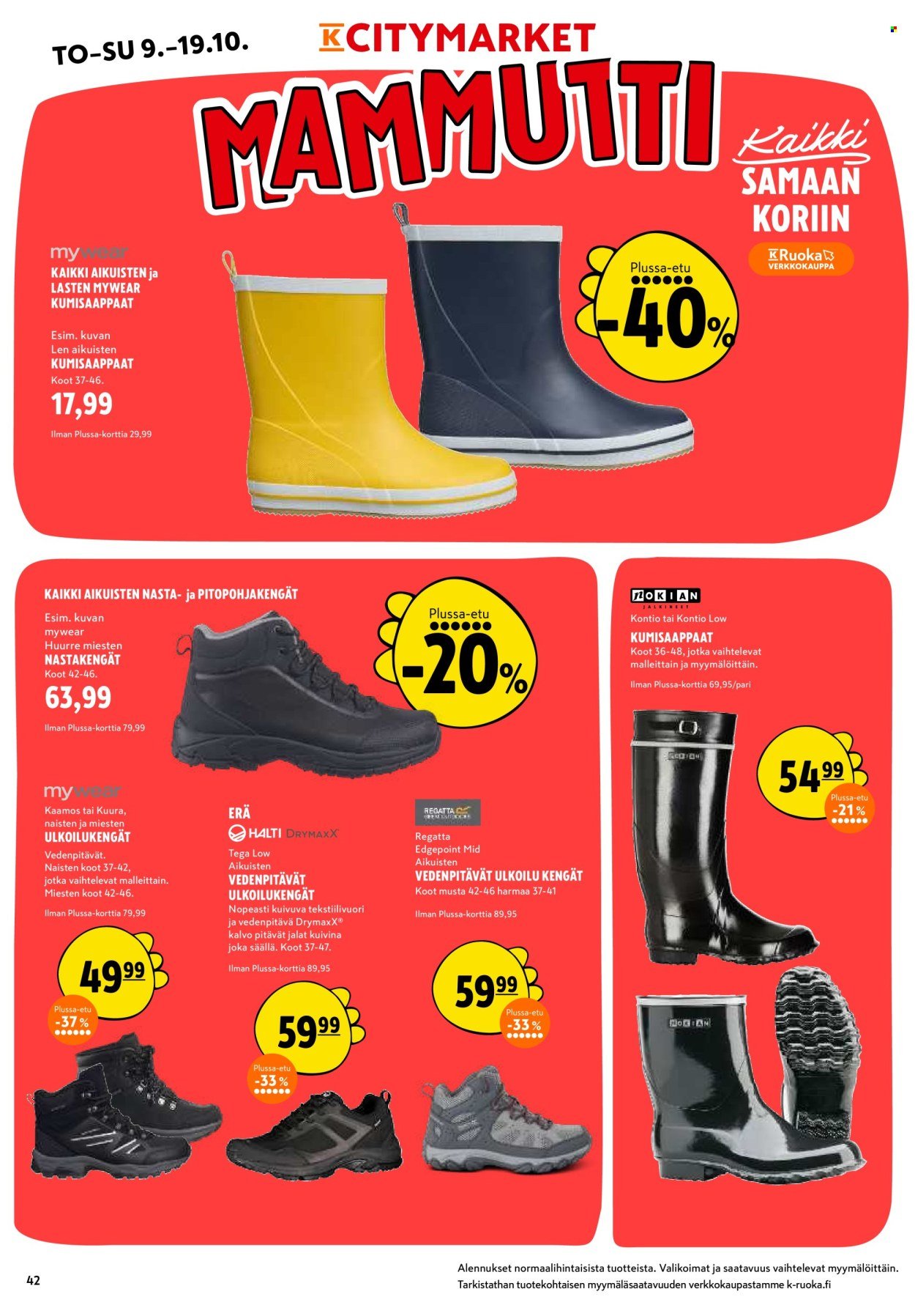 K-CITYMARKET tarjoukset - Alkaen TO 9.10.2025 (2025-10-09 - 2025-10-19)