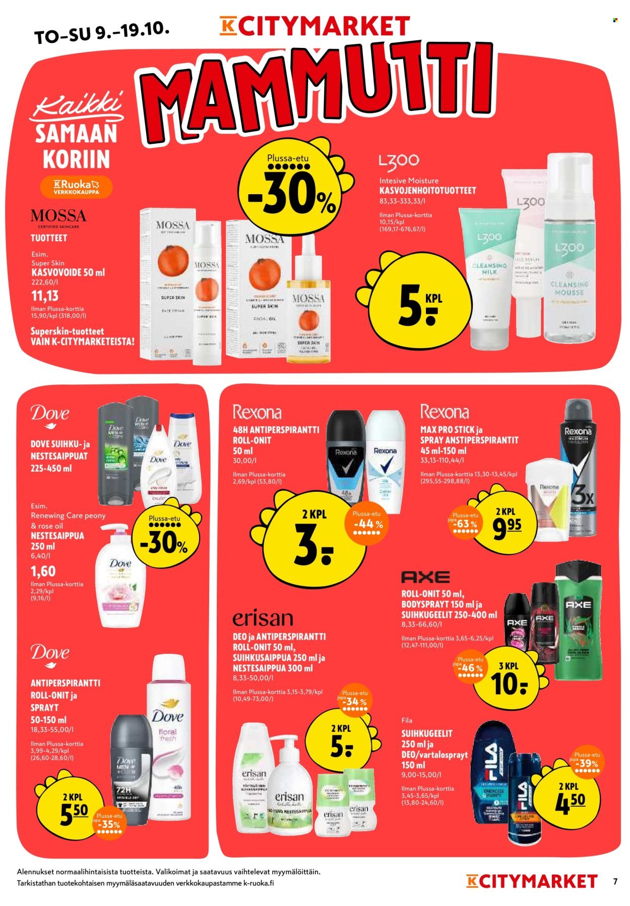 K-CITYMARKET tarjoukset - Alkaen TO 9.10.2025 (2025-10-09 - 2025-10-19)