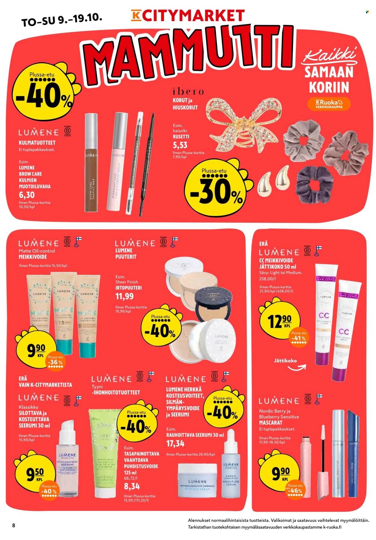K-CITYMARKET tarjoukset - Alkaen TO 9.10.2025 (2025-10-09 - 2025-10-19)