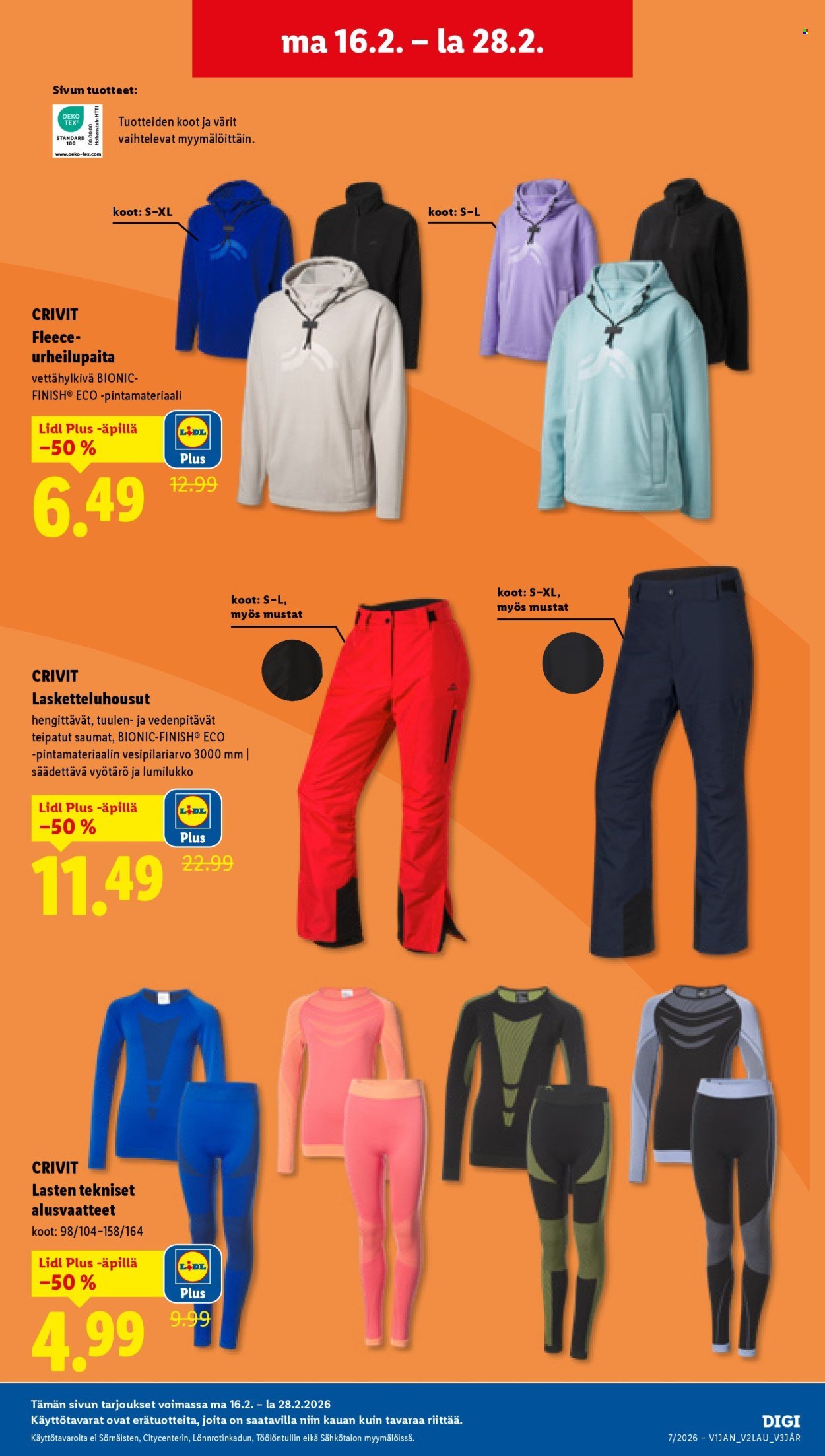 LIDL tarjoukset - CRIVIT - Find your move