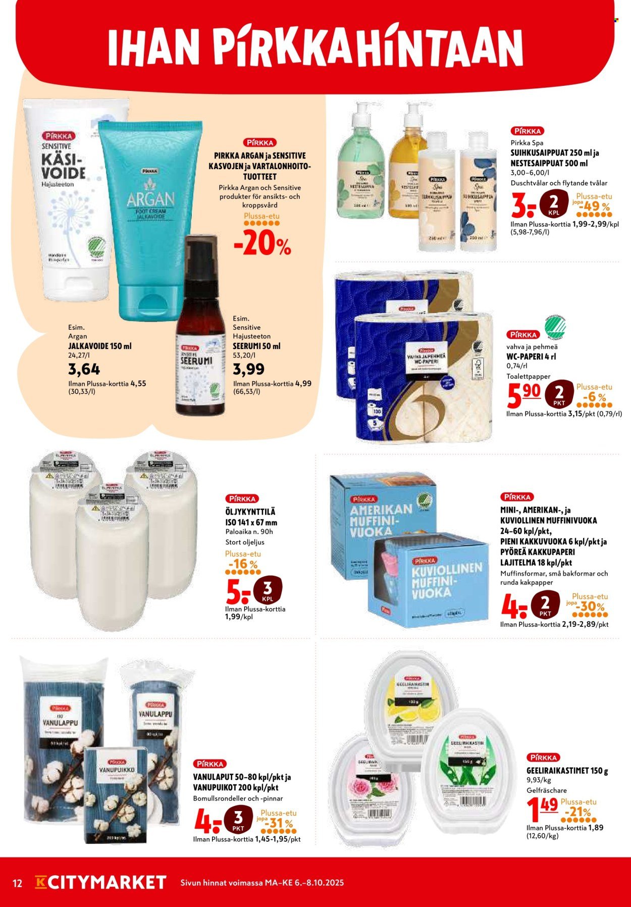 K-CITYMARKET tarjoukset - Alkaen MA 6.10.2025 (2025-10-06 - 2025-10-08)