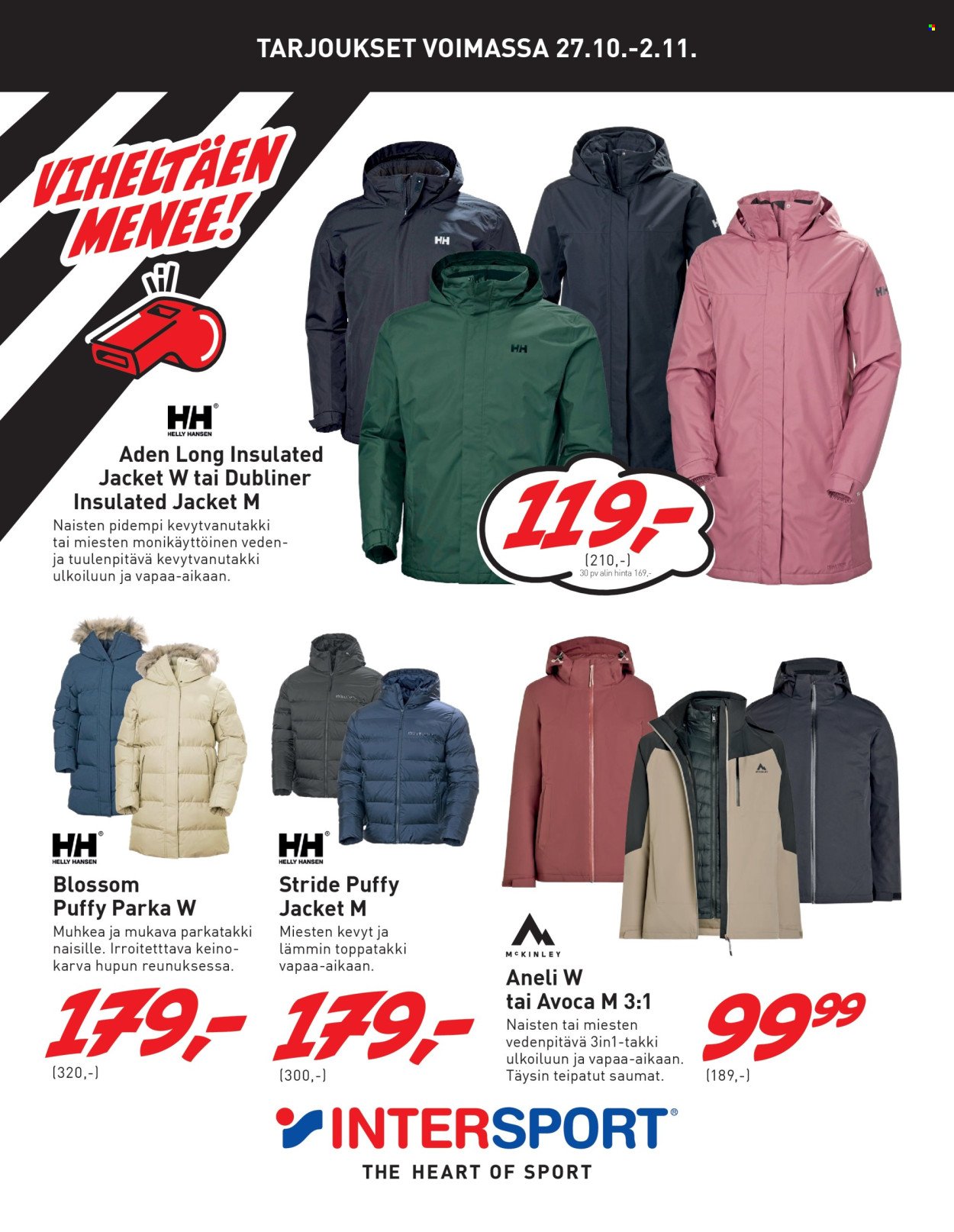 INTERSPORT tarjoukset - Viheltäen Menee!