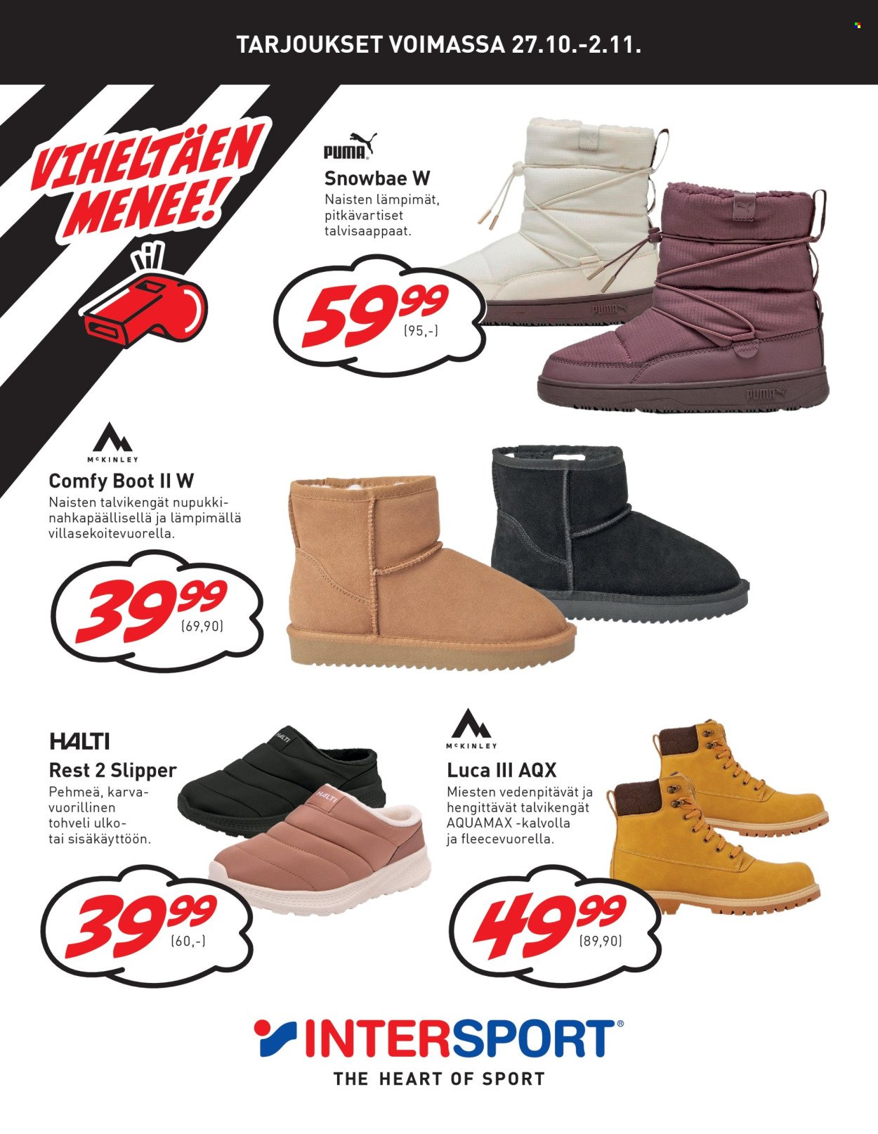 INTERSPORT tarjoukset - Viheltäen Menee!
