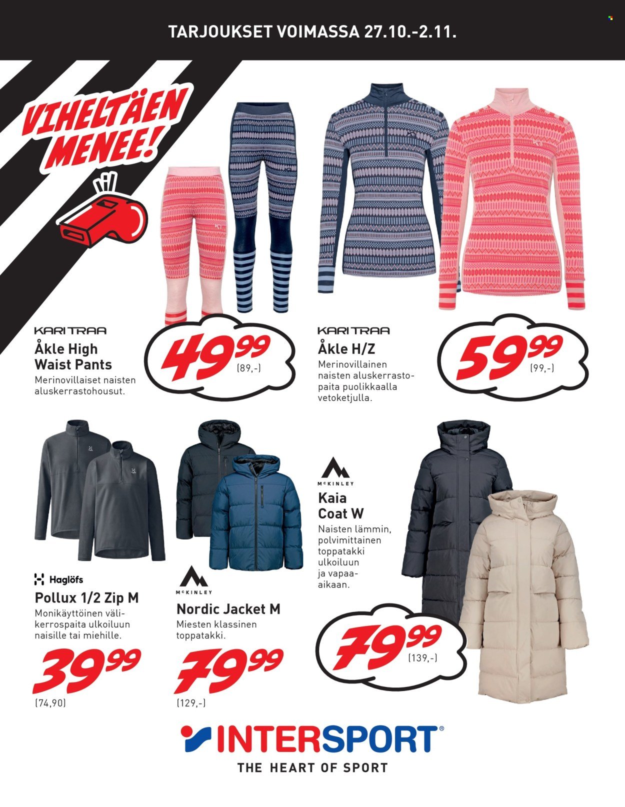 INTERSPORT tarjoukset - Viheltäen Menee!