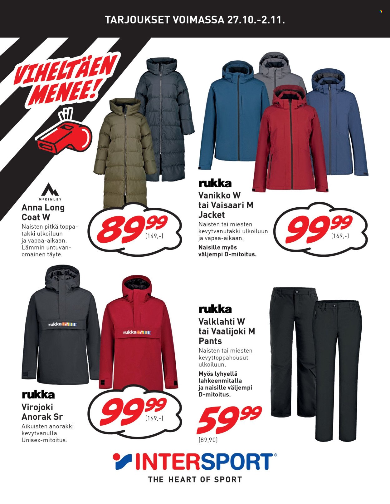INTERSPORT tarjoukset - Viheltäen Menee!