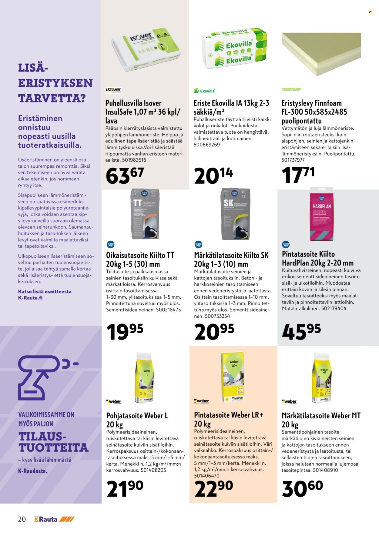 K-RAUTA tarjoukset - Parhaat löydöt (2025-08-20 - 2025-09-02)