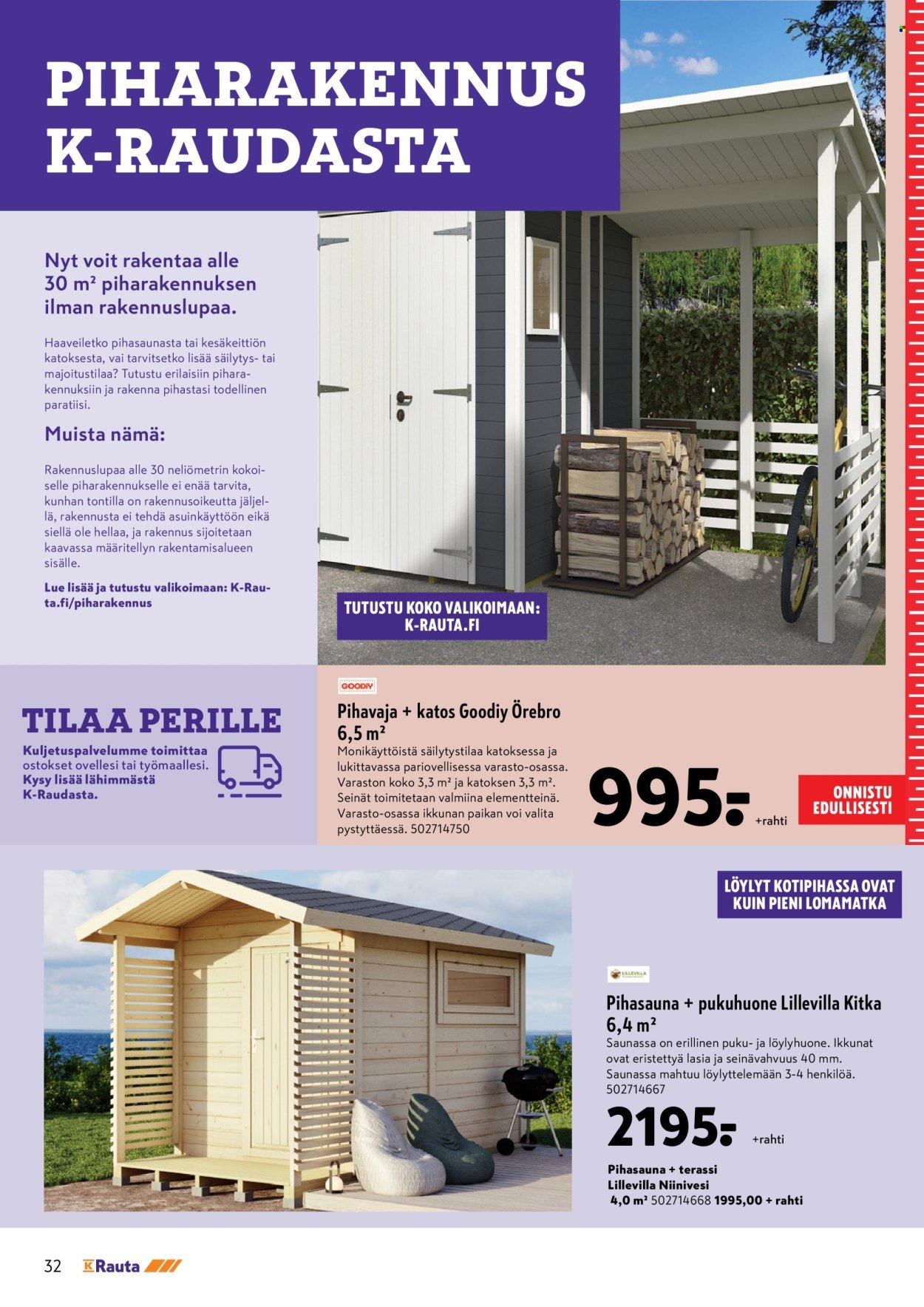 K-RAUTA tarjoukset - Parhaat löydöt (2025-08-20 - 2025-09-02)