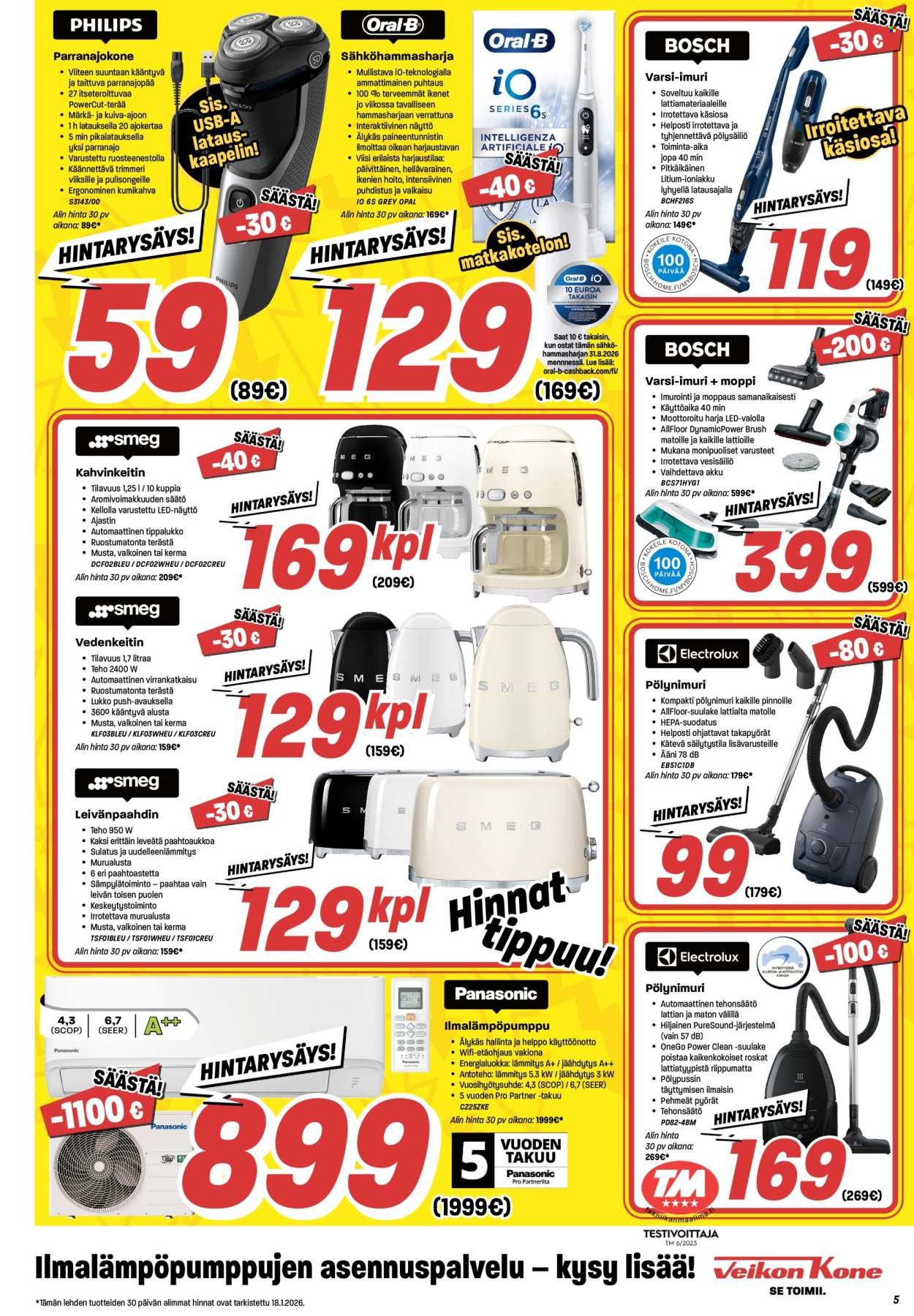 VEIKON KONE tarjoukset - Alkaen MA 19.1.2026