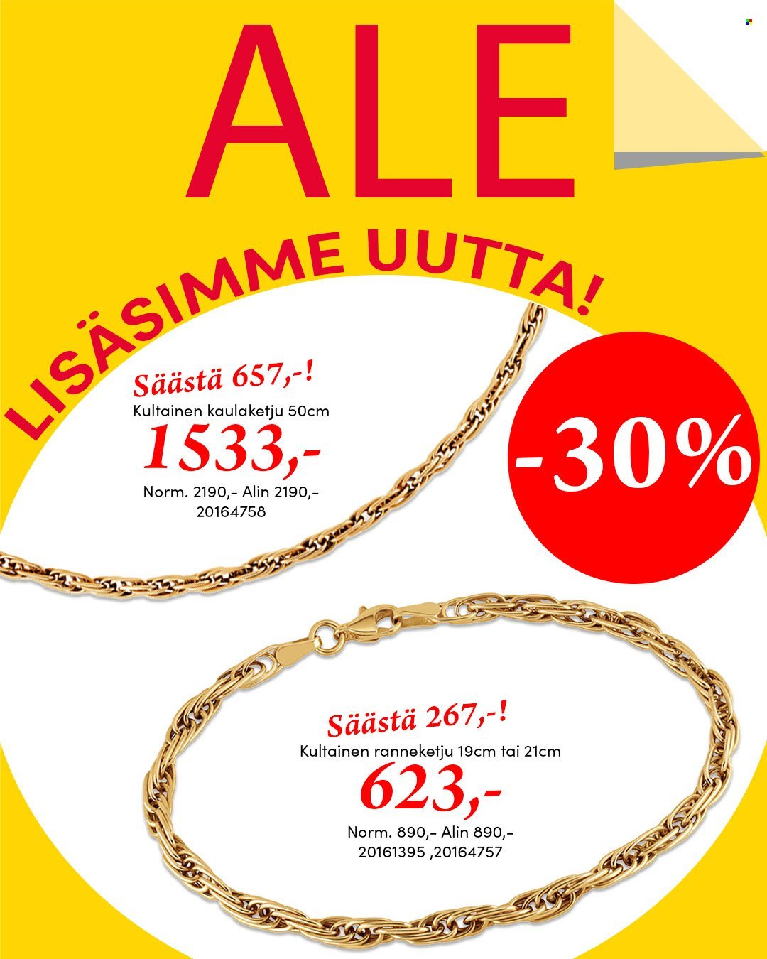 KULTAJOUSI tarjoukset - Tammikuu 2026