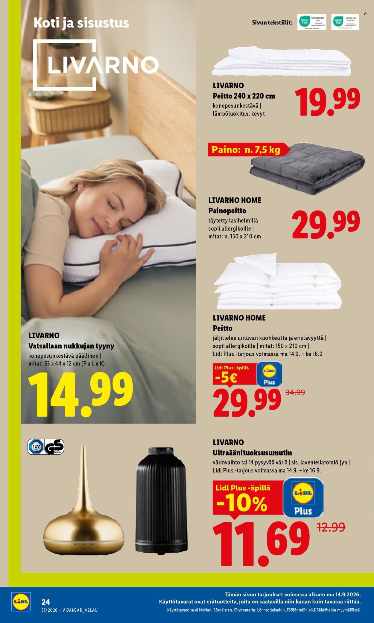 LIDL tarjoukset - Alkaen MA 14.9.2026