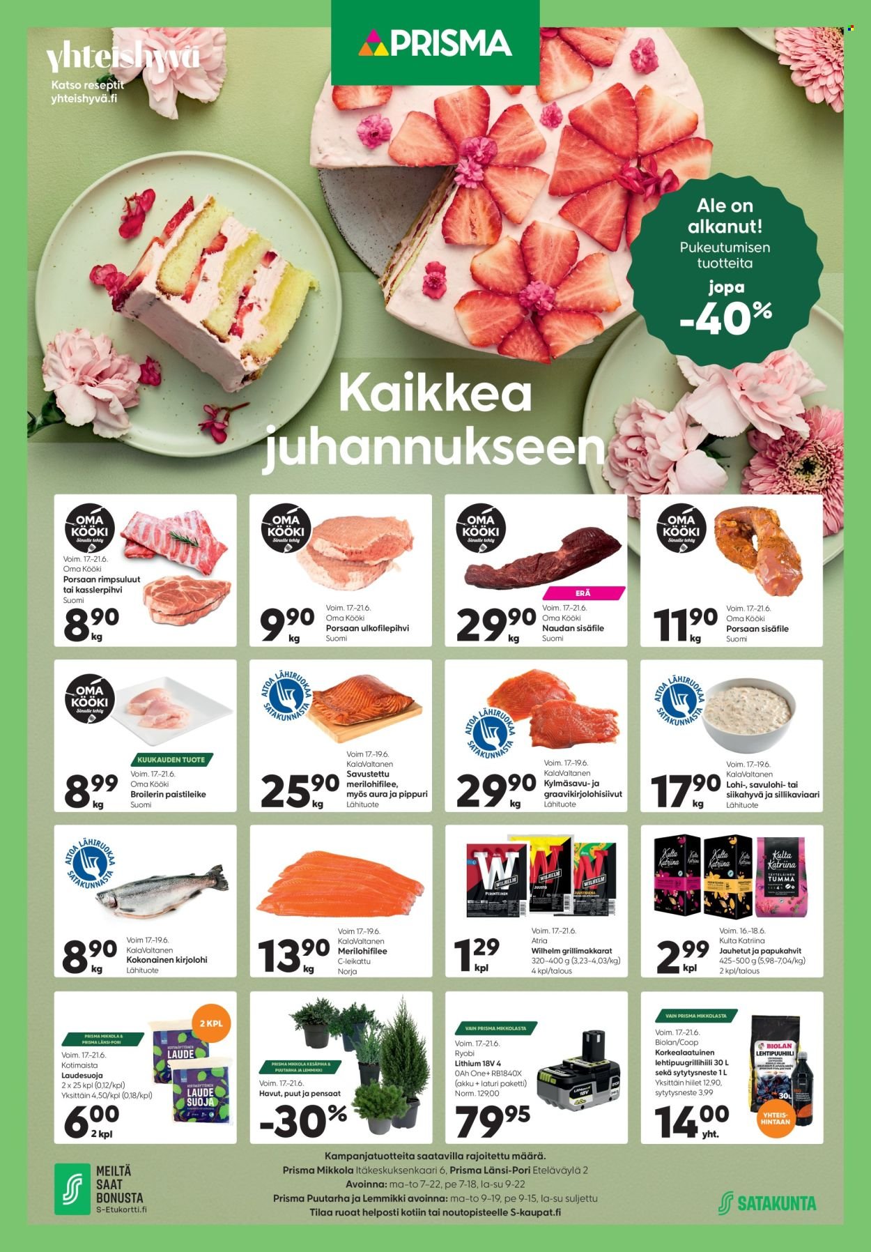 PRISMA tarjoukset - Alkaen KE 17.6.2026