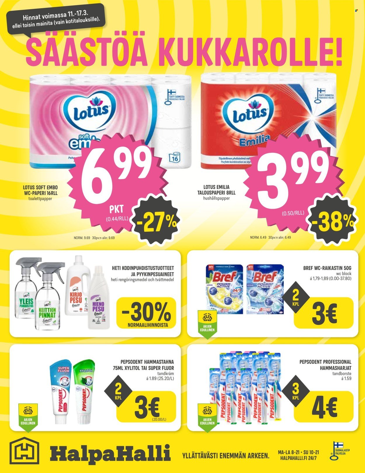 HALPAHALLI tarjoukset - Uusin tarjouslehtemme