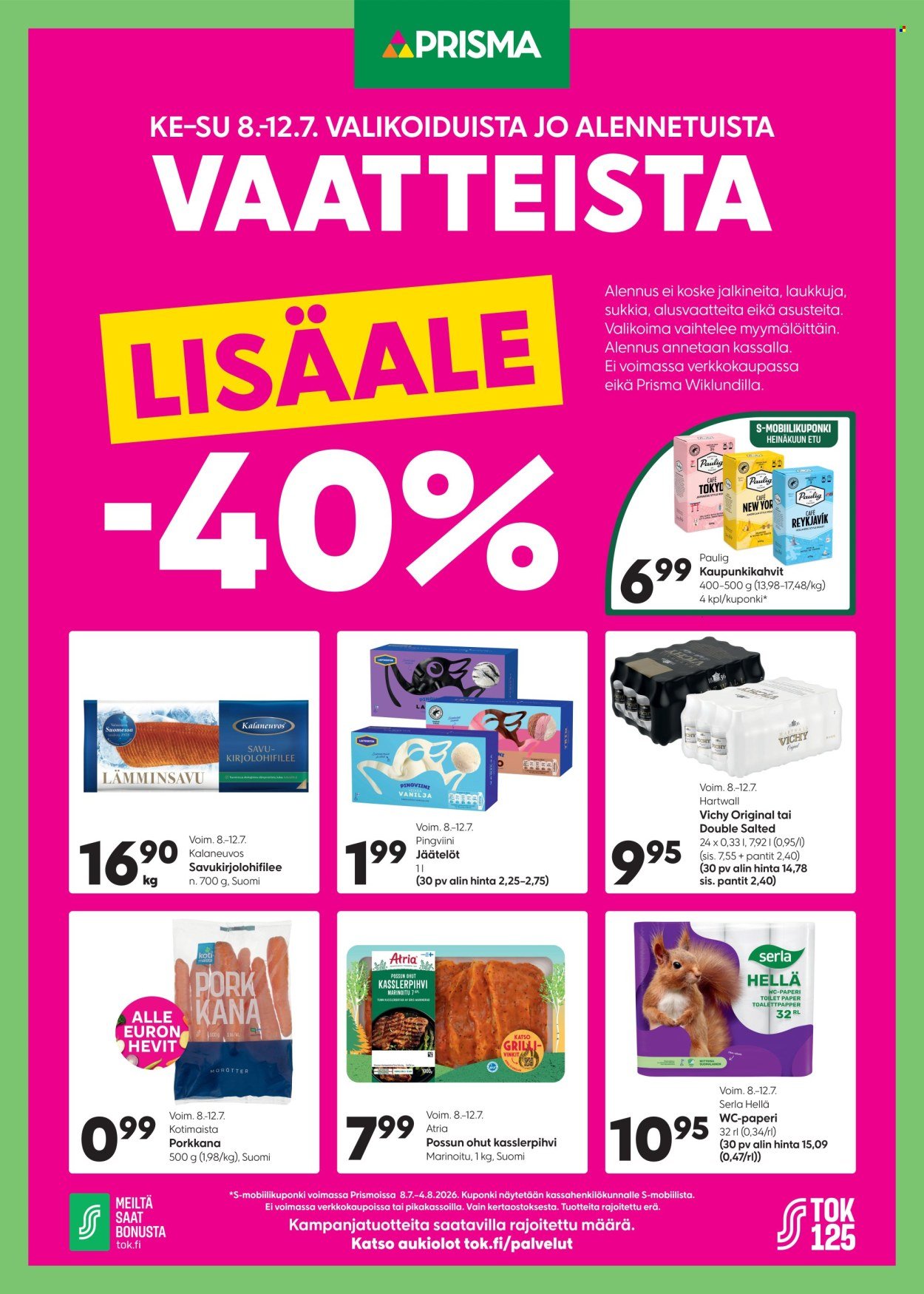 PRISMA tarjoukset - Alkaen KE 8.7.2026