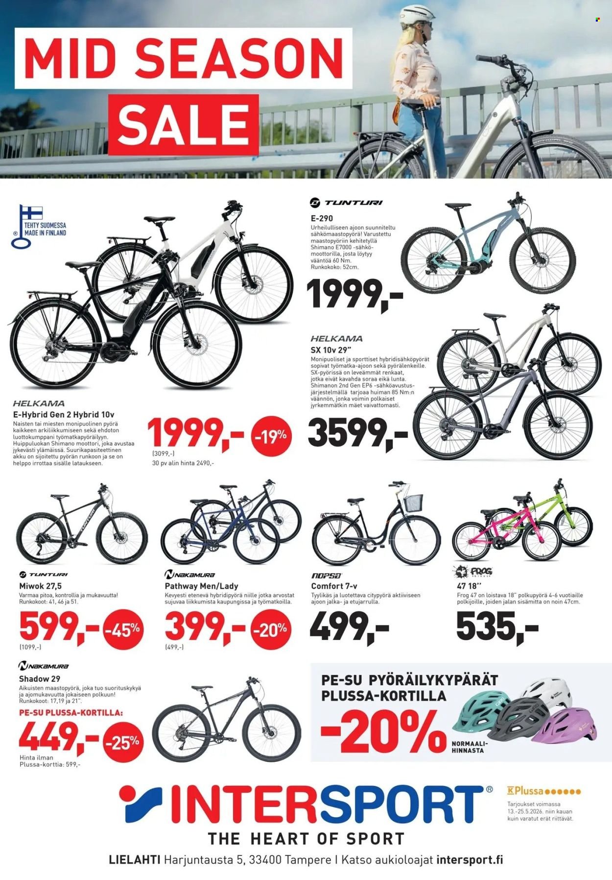 INTERSPORT tarjoukset - Mid Season Sale