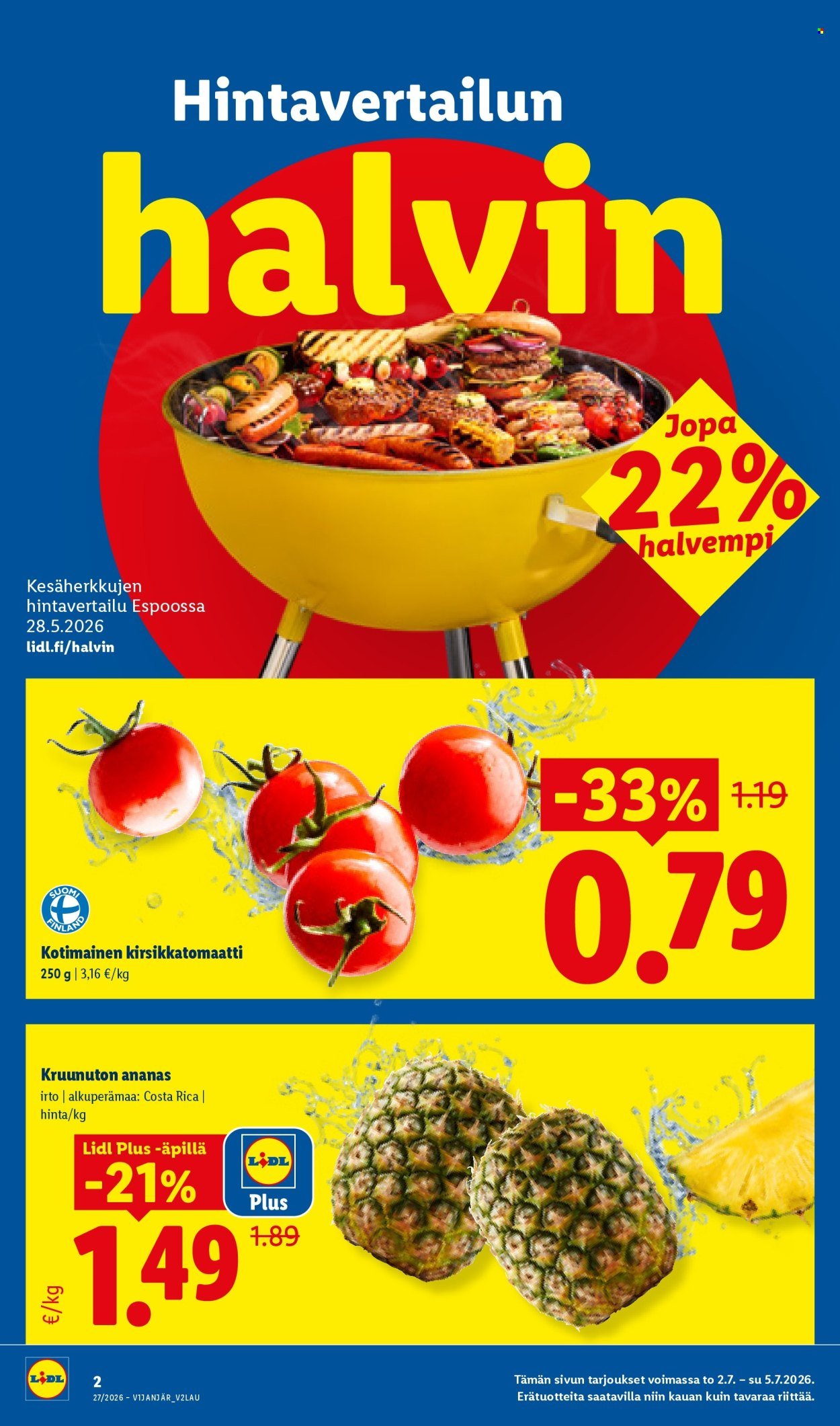LIDL tarjoukset - Alkaen TO 2.7.2026