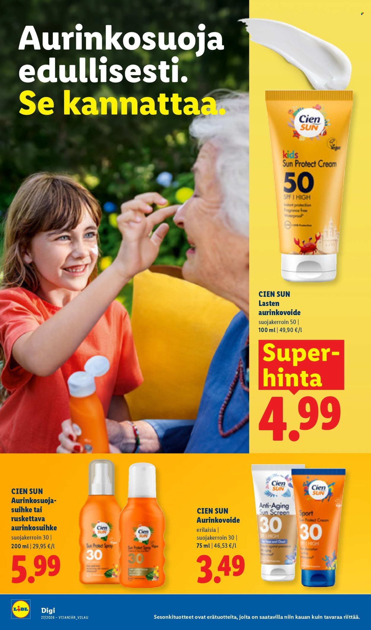 LIDL tarjoukset - Alkaen TO 2.7.2026