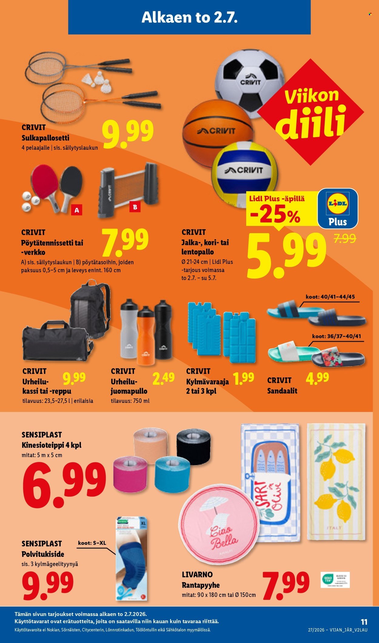 LIDL tarjoukset - Alkaen TO 2.7.2026
