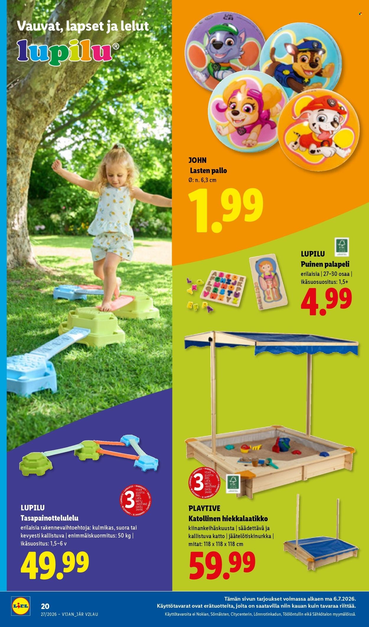 LIDL tarjoukset - Alkaen TO 2.7.2026