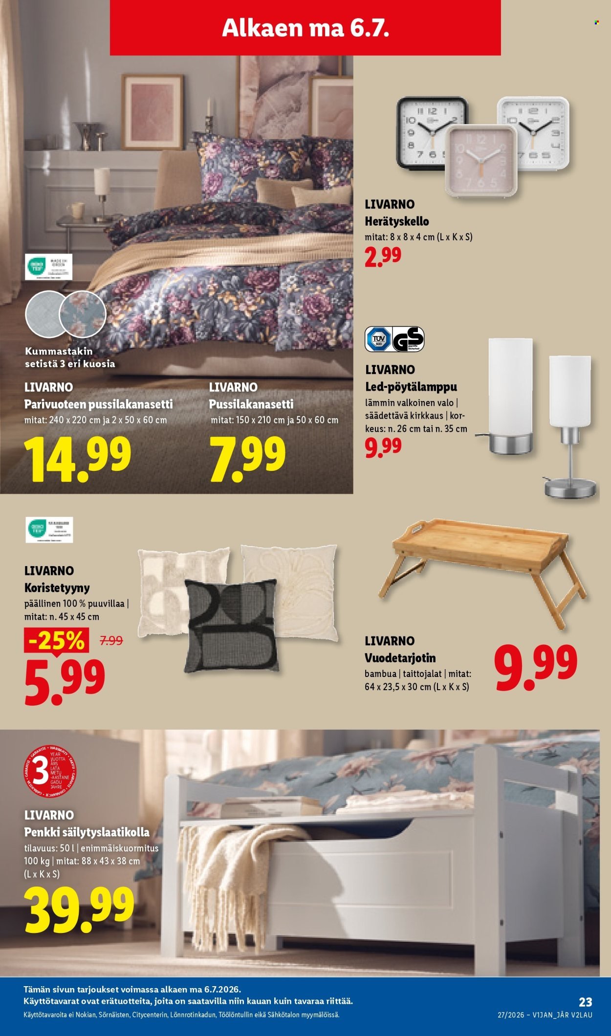 LIDL tarjoukset - Alkaen TO 2.7.2026